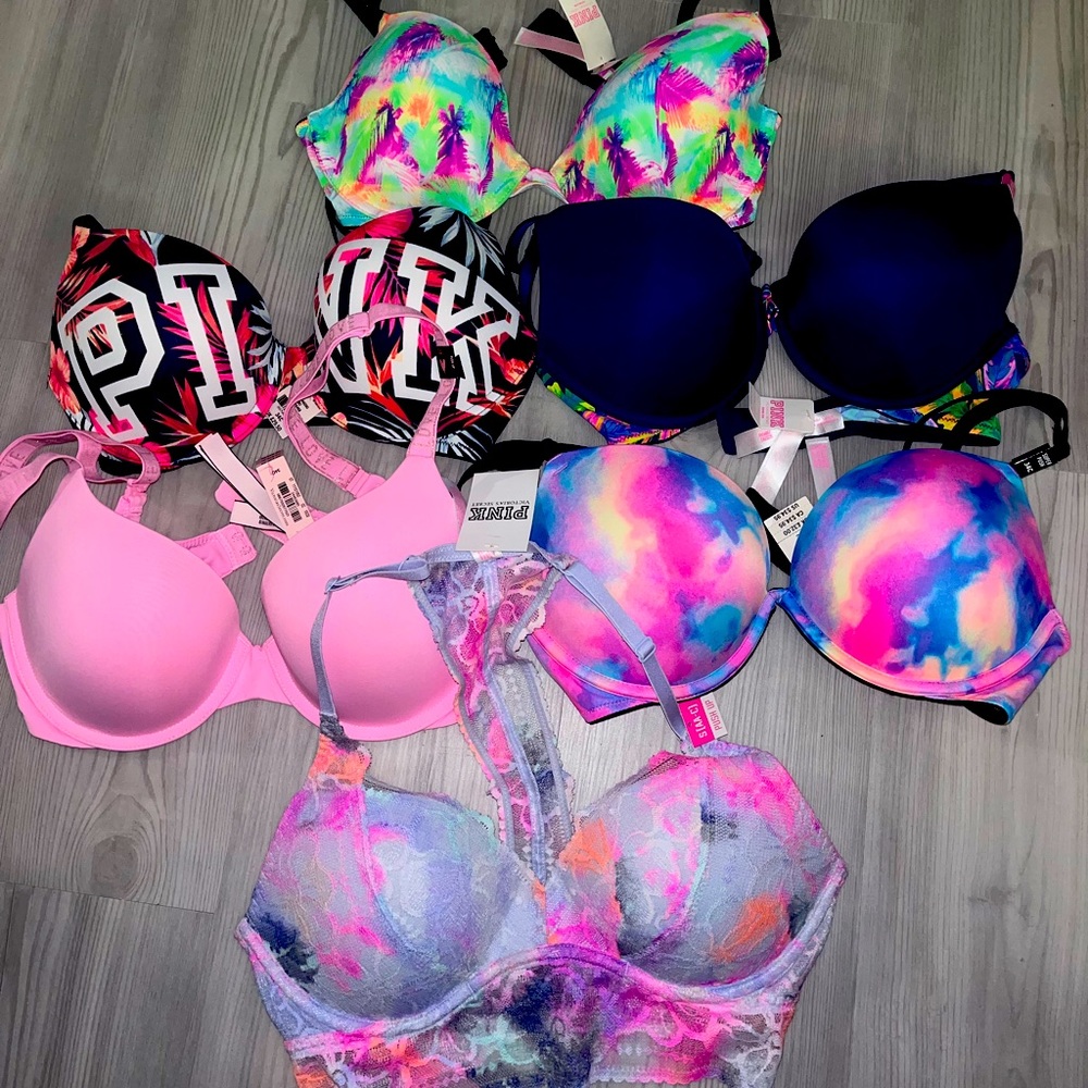 Lot of VS PINK bras
